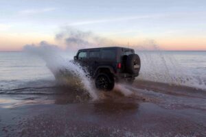 black jeep beach what