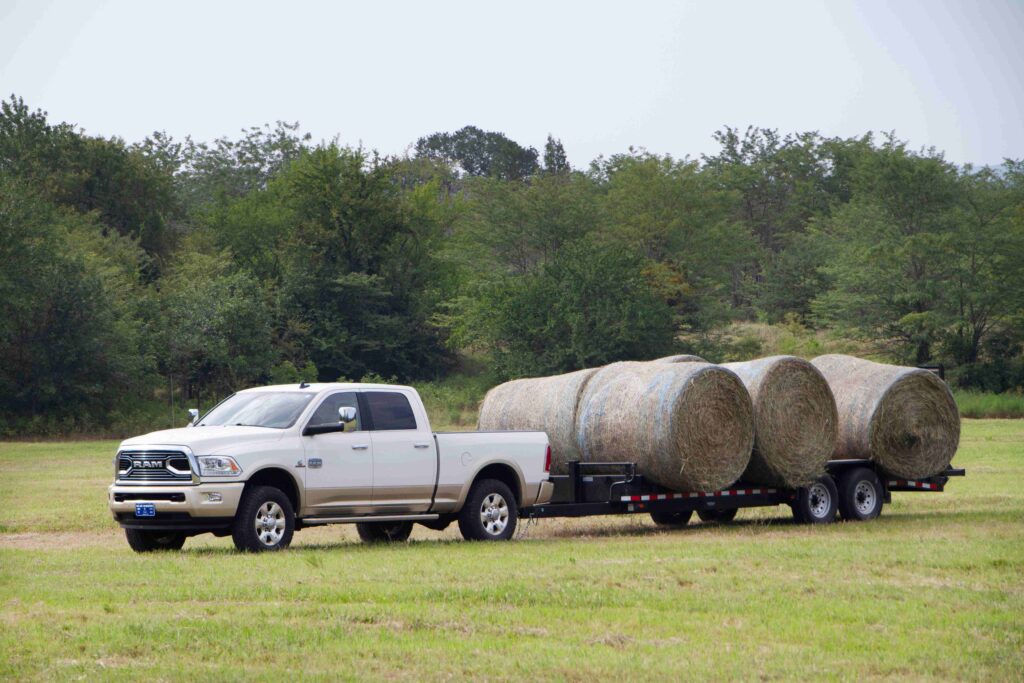 white ram truck towing guide
